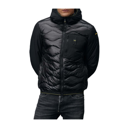 Blauer Piumino corto Piumino Uomo Albert corto Nero A24 - BLAUERBLUC08034006355 - 999 - S - Francavilla Moda